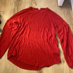 simple red shirt